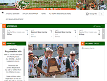 Tablet Screenshot of gatewayathletics.org